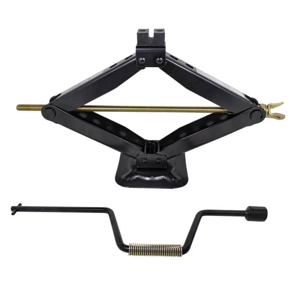 Домкрат механический ''ромб''2,5т с резиновой накладкой и ручкой-воротком с головкой 19мм (h min-100мм h max-485мм.L-512мм), в водоотталкивающем чехле