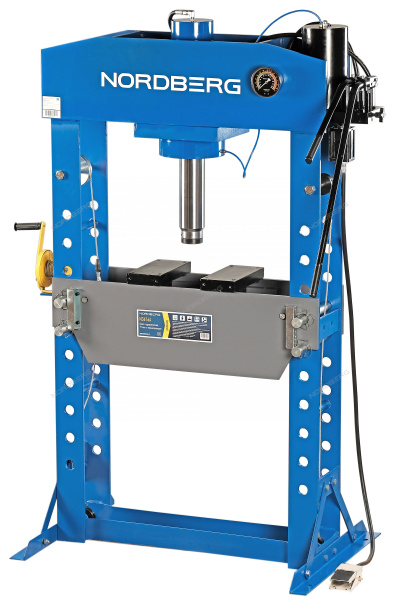 Пресс гидравлический NORDBERG N3676A (75 т, пневмоуправление)