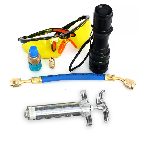 UV Набор для поиска утечек хладагента в системе А/С Car-Tool CT-1000