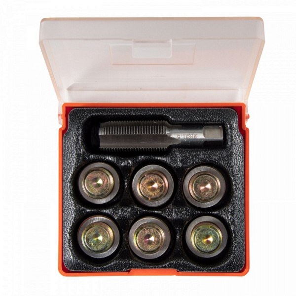 Набор для ремонта масляных пробок AFFIX AF10347018С, М18х1,5, кейс, 19 предметов