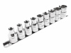 Набор головок торцевых JTC H409E (1/2", TORX, Е10-Е24, 9 предметов)
