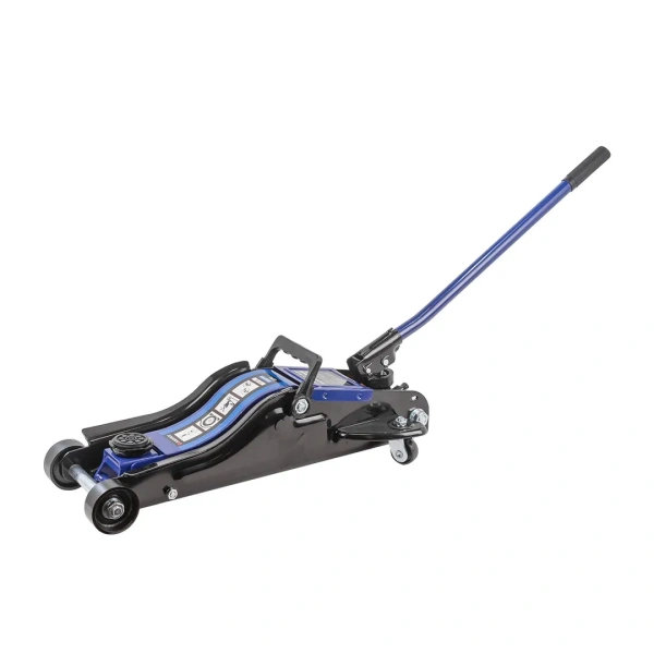 Домкрат подкатной гидравлический 2.5т низкопрофильный (h min 89мм, h max 359мм) с поворотной ручкой