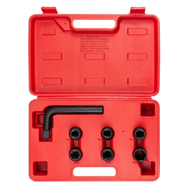 Набор инструментов 7пр. 3/4''(6гр.) (17,19,21,22,24,27мм + вороток200мм) в пласт. кейсе