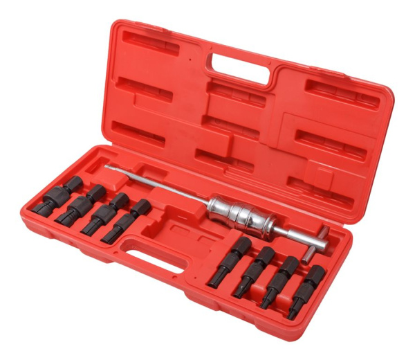 Набор съемников внутренних подшипников с обратным молотком (8-10, 10-12, 12-14, 15-17, 17-20, 20-24, 25-29, 30-32мм), в кейсе