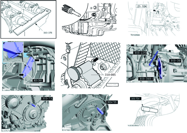 Фиксатор распредвала для установки фаз ГРМ JTC 4676 (FORD, MAZDA)