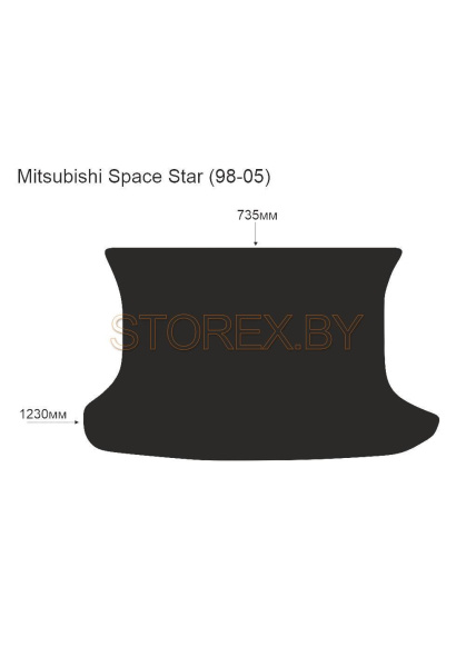 Mitsubishi Space Star (98-05) Багажник copy