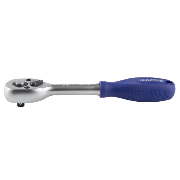 Трещотка МАСТАК 010-21626H, 1/4", 72 зубца, флажковая с кнопкой