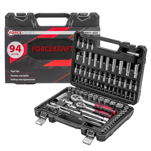 Набор инструментов 94 пр. 1/4''3/8''(6гр)(4-22мм)