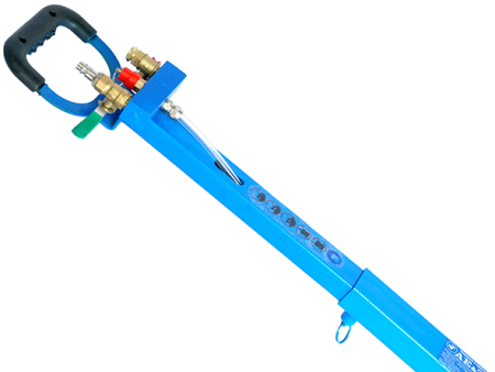 Пневматический домкрат 3-секционный с ручкой AE&T T08103A (3т)