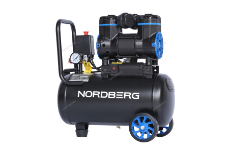 Компрессор безмасляный NORDBERG NCEO10/170 (220 В, ресивер 18 л, 170 л/мин)