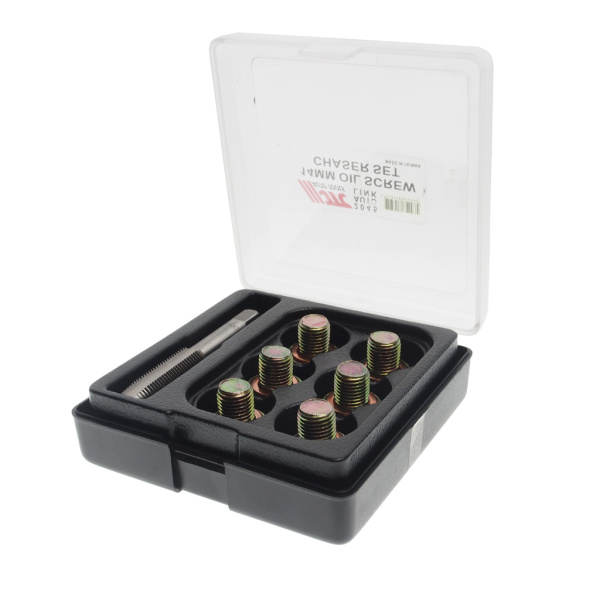 Набор инструментов для ремонта резьбы маслосливных отверстий JTC 2045 (14 мм в боксе)