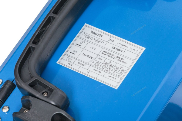 Аппарат сварочный инверторный MIG+MMA 220V NORDBERG WMI181