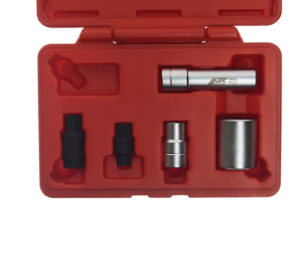 Набор головок для ТНВД специальных JTC 4493 (BOSCH VE, TDI, CR, 5 предметов)