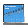 Набор ключей трещоточных NORDBERG 103208P с флажковым переключателем 8 шт, планшет тетрон