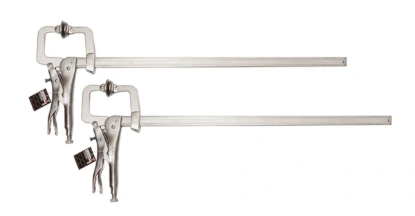 Зажим гейферный струбцинного типа с ''плавающим круглым захватом''24''-600мм (захват:0-610мм)